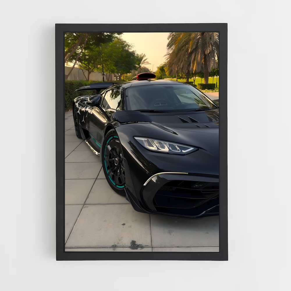Poster magnifique Amg one – affiche Mercedes (vue 2)
